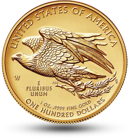 American Liberty 2015 High Relief Gold (600x600), Png Download