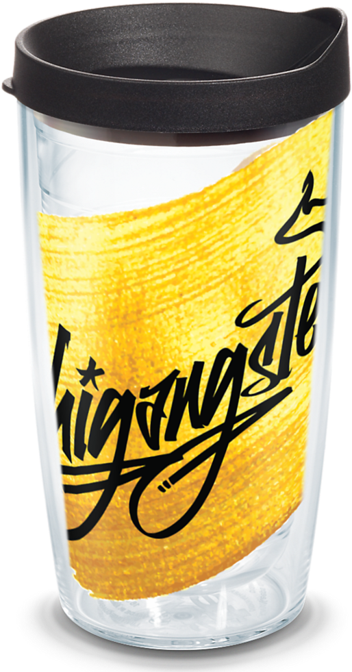 Michigangster Gold Foil 16 Oz Tervis® Tumbler - Caffeinated Drink (643x1024), Png Download