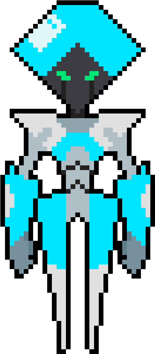Floppy Disk Robot - Pixel Art Circle (525x1155), Png Download
