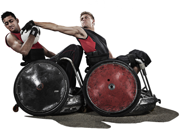 Wheelchair Rugby (768x523), Png Download
