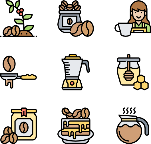 Coffee - Viking Icons (600x564), Png Download