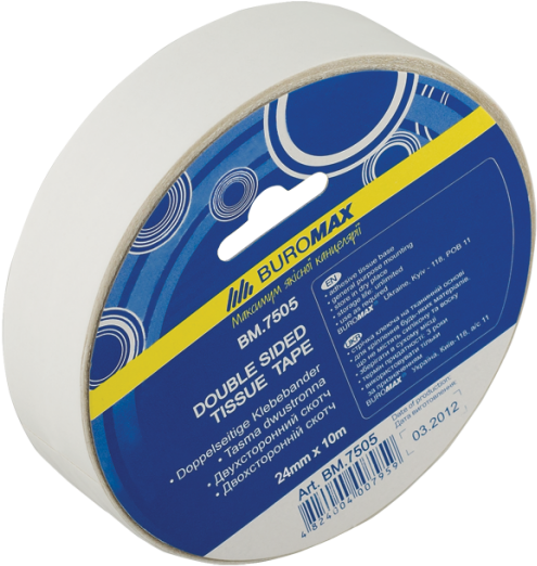 7505 Bilateral Adhesive Tape Of 24 Mm - Adhesive Tape (576x600), Png Download