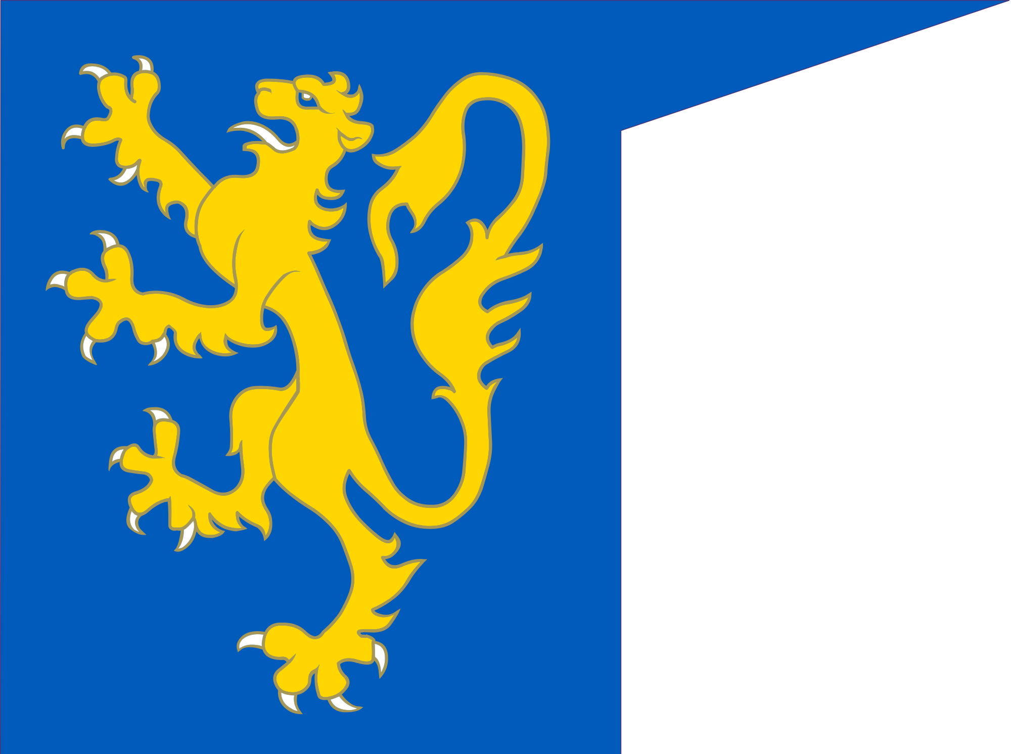 Some Ukrainian Flags During The Russian Civil War Even - Volhynia Flag (2000x1492), Png Download