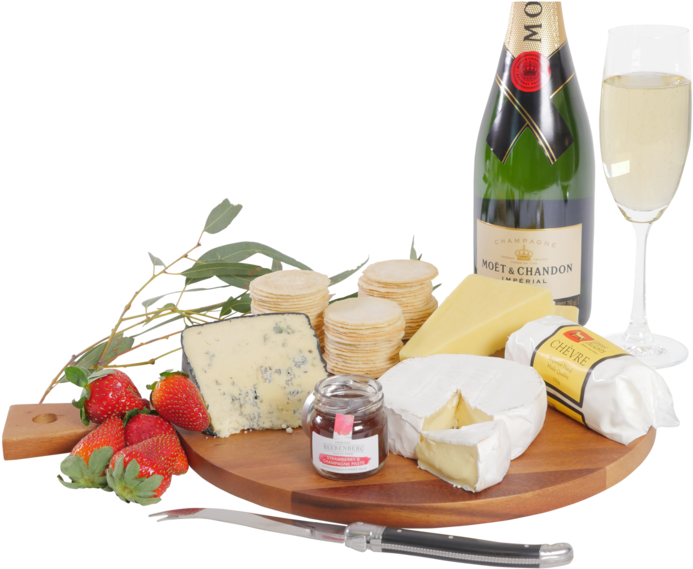 Moet Cheese Indulgence Hamper Gift - Champagne (700x700), Png Download