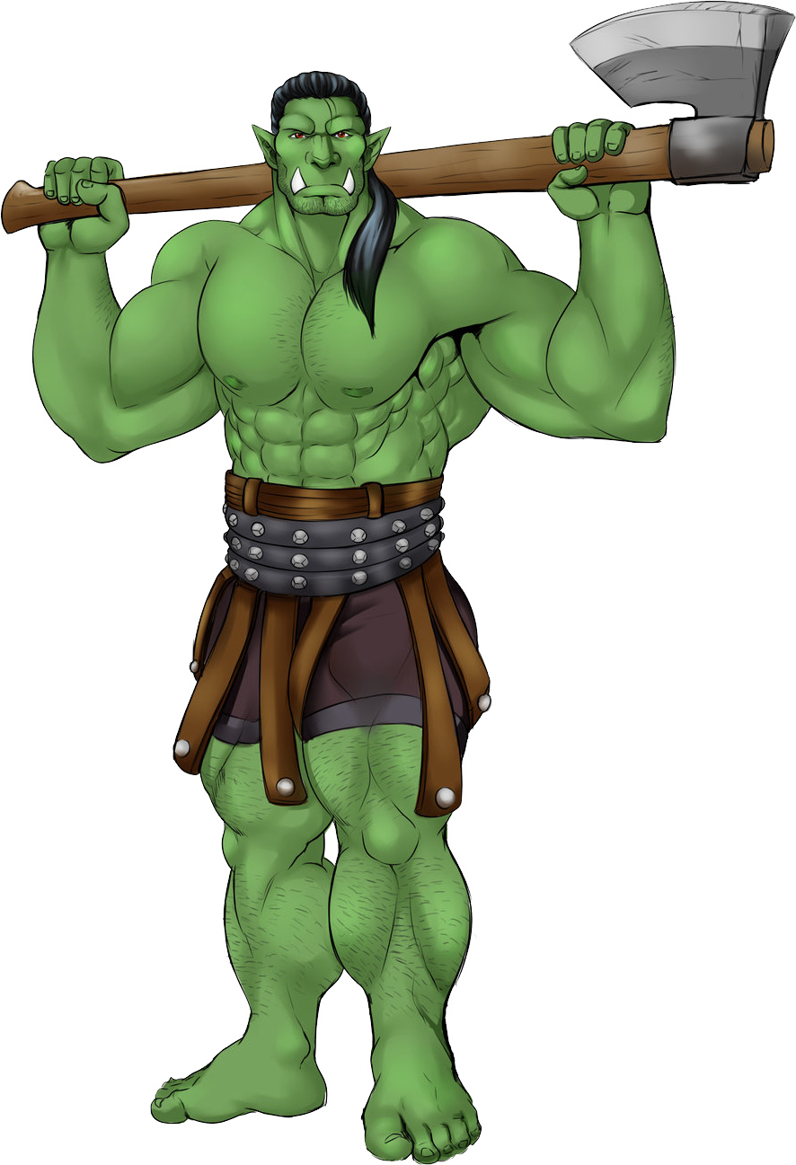 Orcs And Goblins Drawing (886x1297), Png Download
