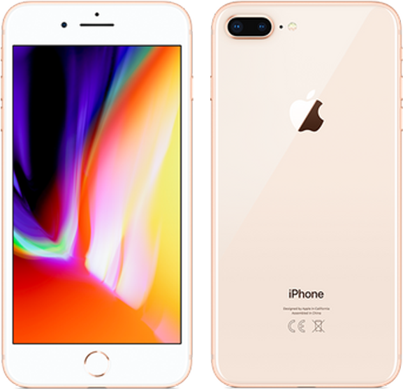 Iphone 8 Plus Gold - Mi Mix 3 Vs Iphone 8 Plus (892x684), Png Download