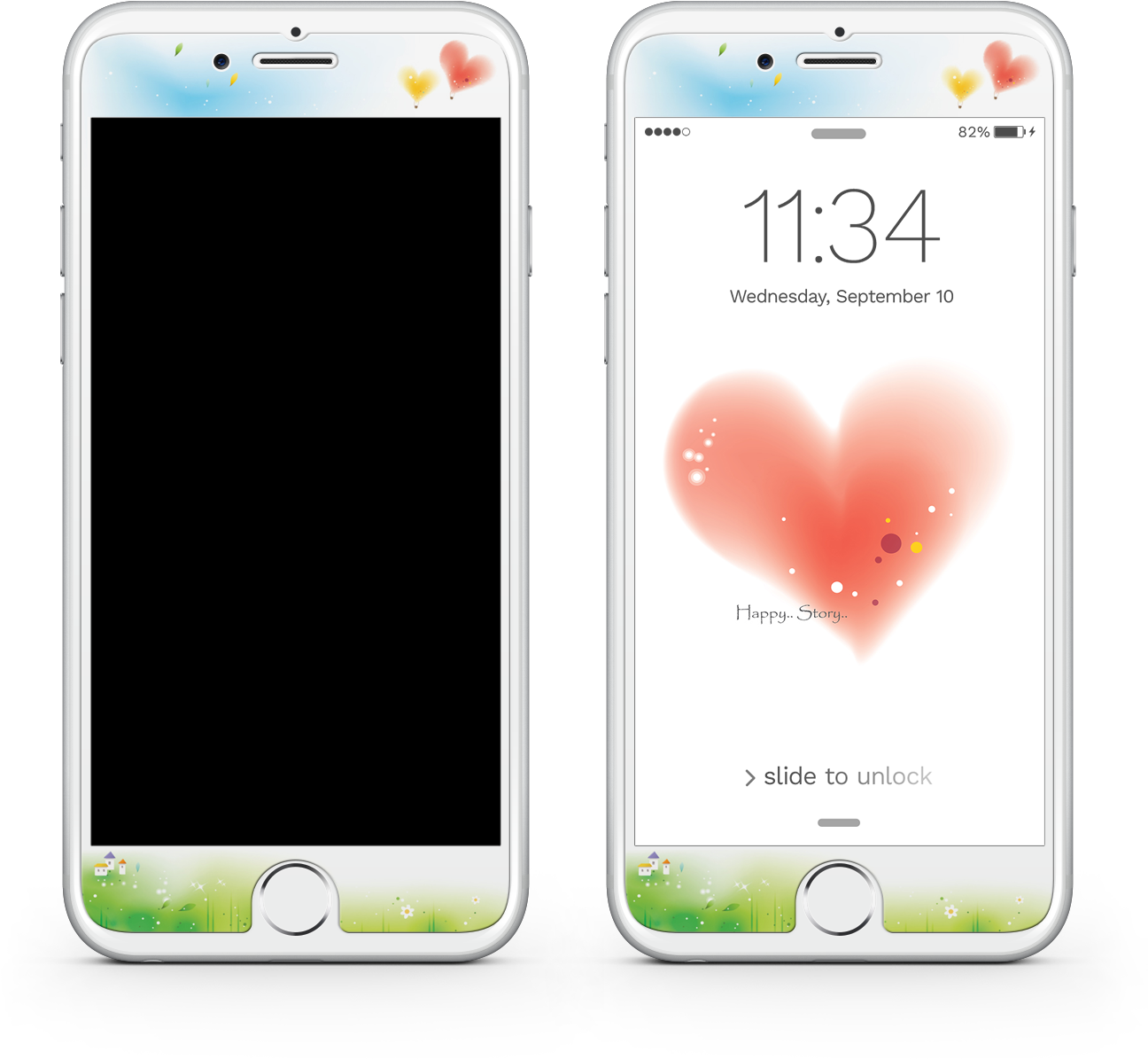 Iphone 8 Plus Vivid Glass Screen Protector - Iphone (1500x1500), Png Download