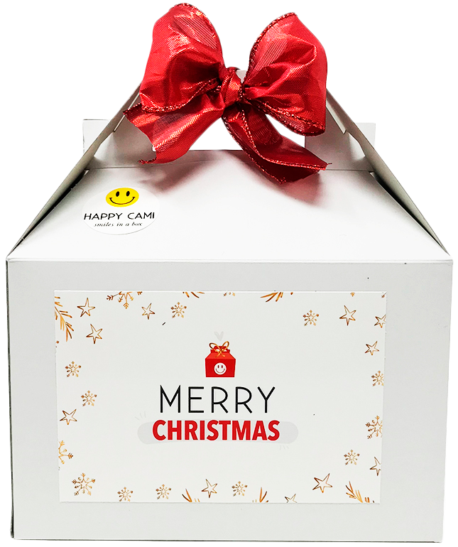 Merry Gift Christmas, Holiday Present, Holiday Gift, - Box (1024x1024), Png Download