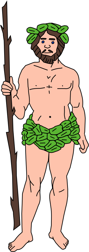 Graphic Library Library Cartoon Muscle Arms Shop Of - Homme Sauvage Heraldique (370x1024), Png Download