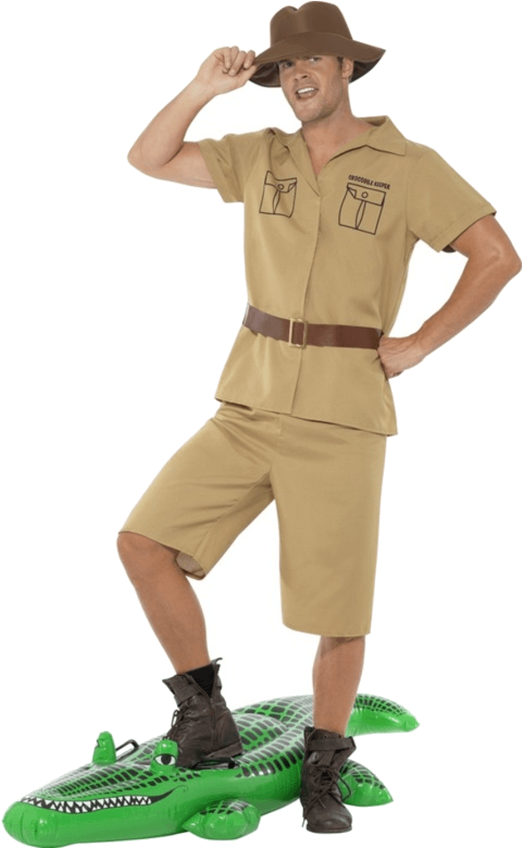 Adult Safari Man Costume - Safari Costume (600x951), Png Download