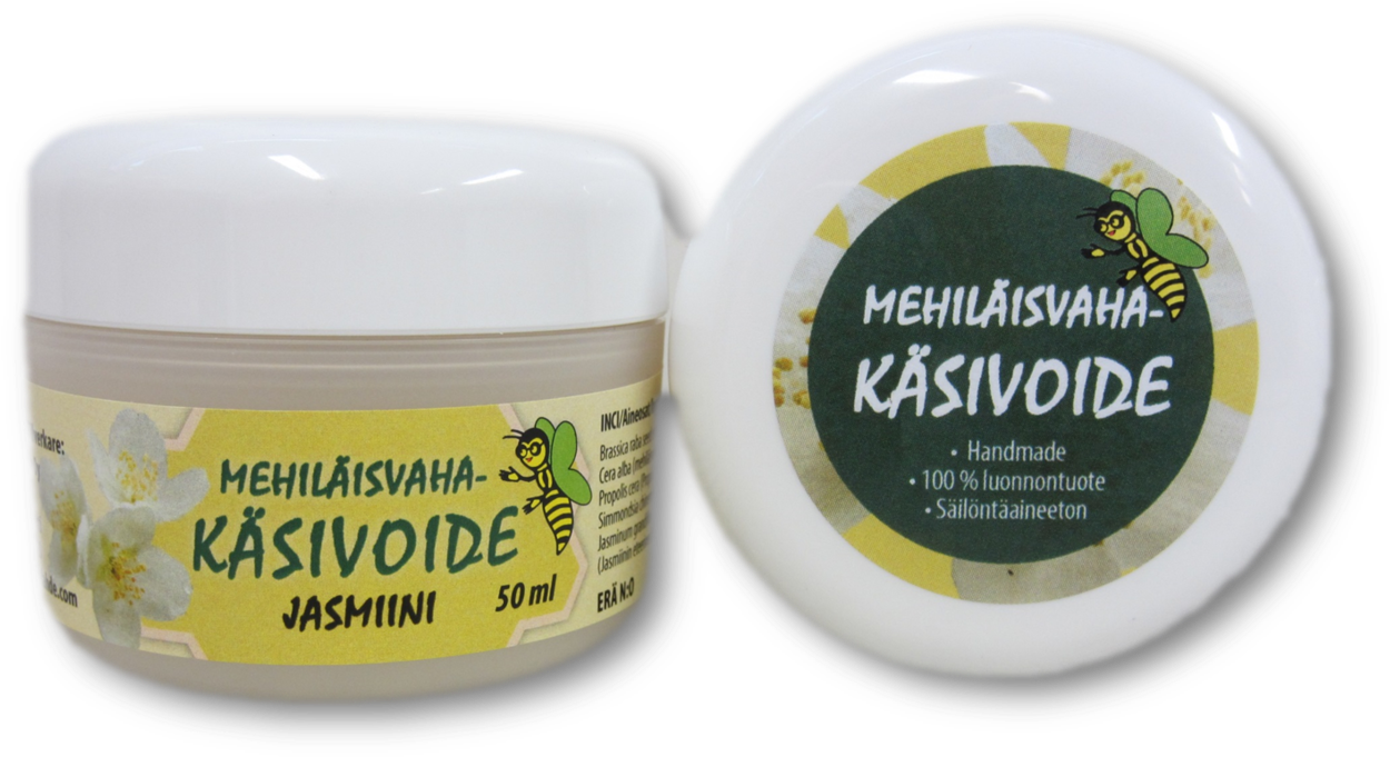 Beeswax Hand Cream Jasmine 50ml - Sunscreen (1411x1080), Png Download