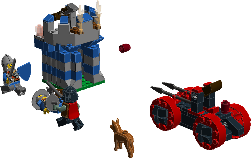 Tower Ambush Castle Set - Lego (1356x709), Png Download