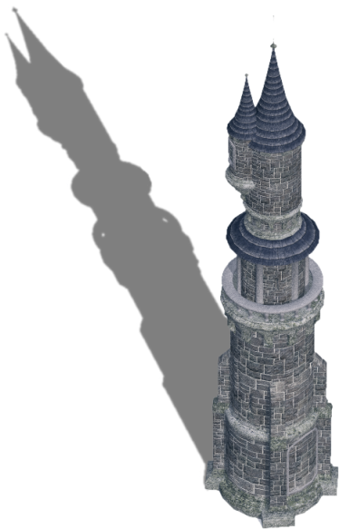 Castle Tower F Blu - Pagoda (614x614), Png Download