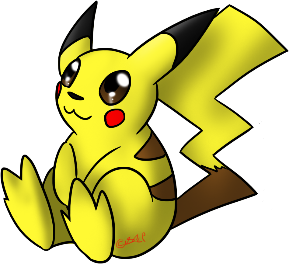 Pikachu - Cartoon (1080x1080), Png Download