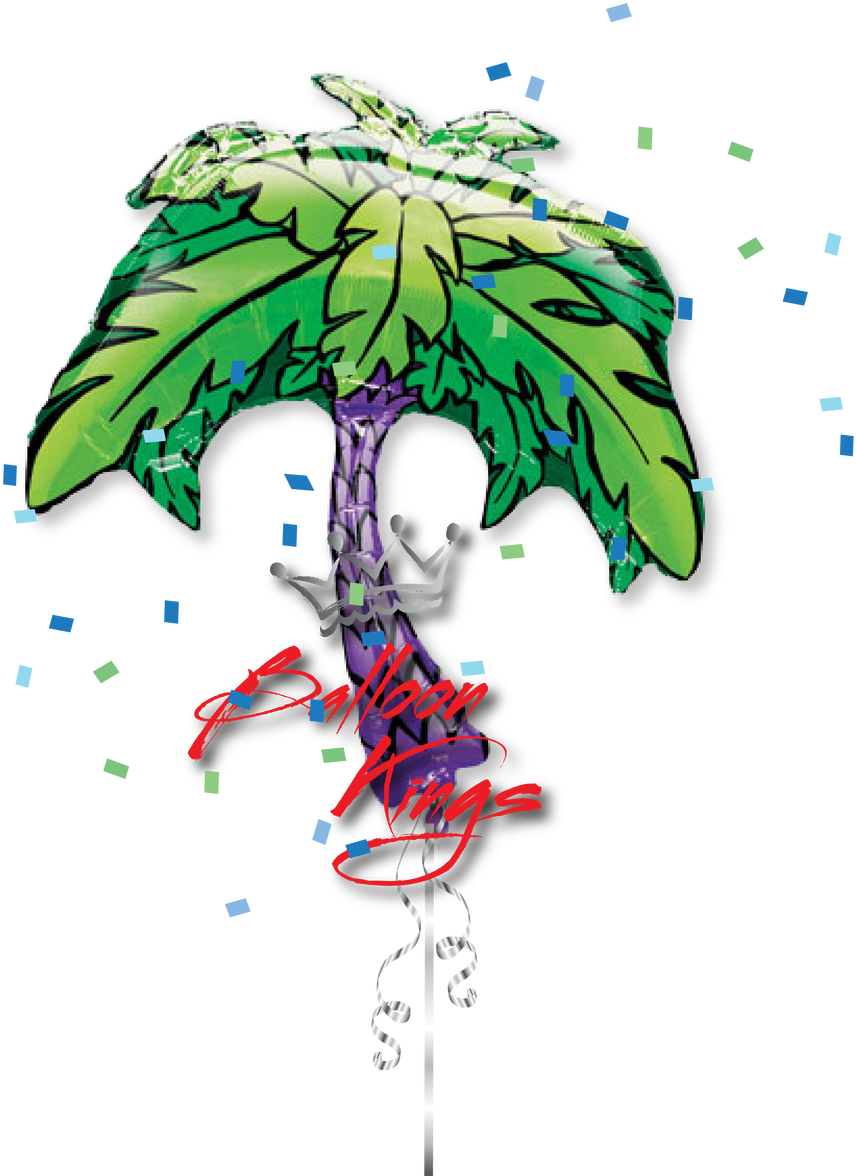 Anagram International Tiki Time Balloon Bouquet - Balloon (856x1176), Png Download