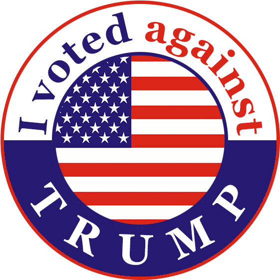 I Voted Stickers Messages Sticker-8 - American Flag (618x618), Png Download