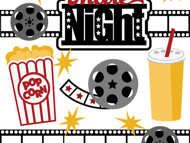 Original - Clipart Movie Night Png (640x480), Png Download