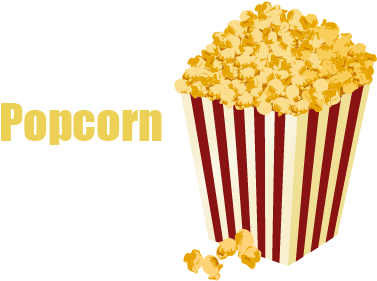 Pictures Of Regular Movie Popcorn Calories - Movie And Popcorn (600x600), Png Download