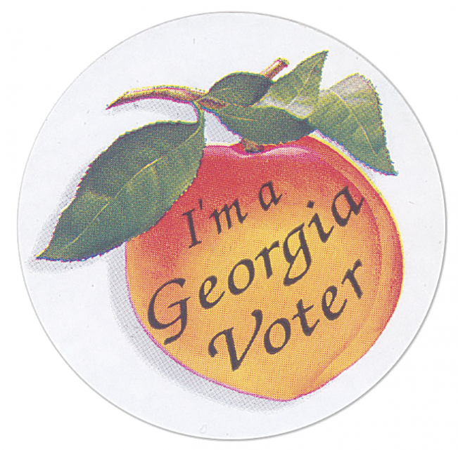 Lewis Assured 5th, Incumbent Johnson Vying For 7th - M A Georgia Voter Sticker (1024x640), Png Download