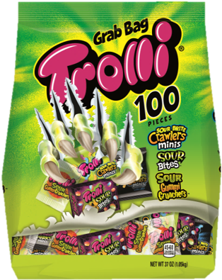 Trolli Halloween Candy (366x478), Png Download