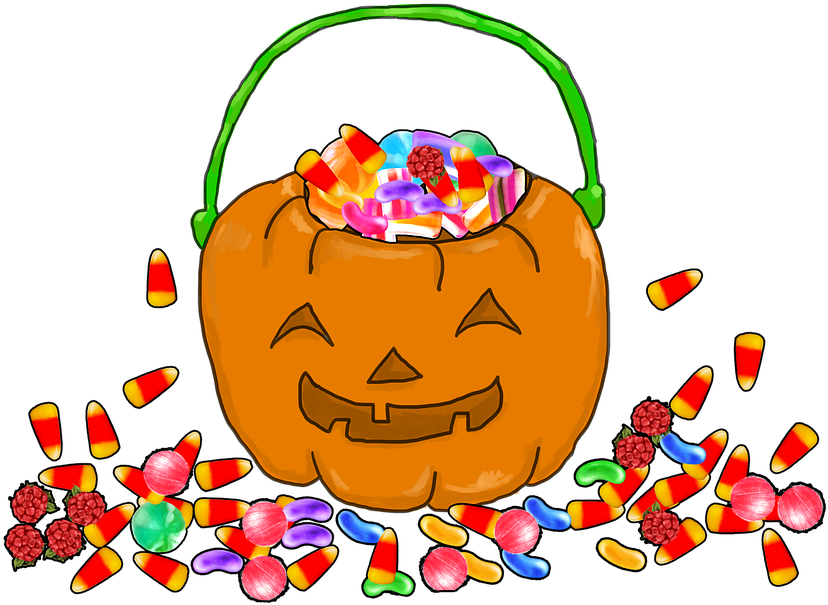 Non-allergic Candy Choices - Dolcetto O Scherzetto Halloween (960x672), Png Download
