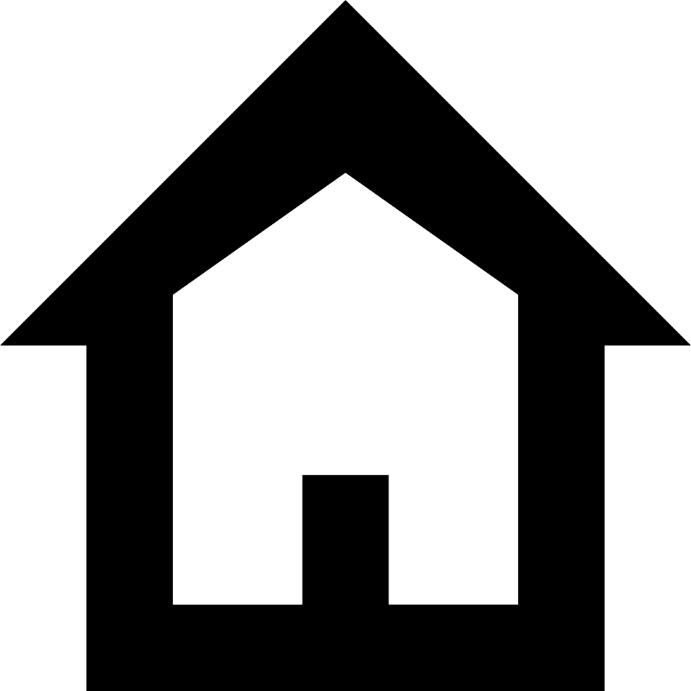 Png File Svg - House Icon Noun Project (980x980), Png Download