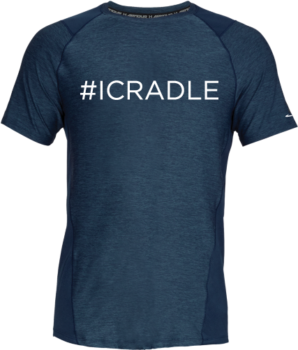 Under Armour Wrestling Men's Navy Icradle Shirt - Active Shirt (500x649), Png Download