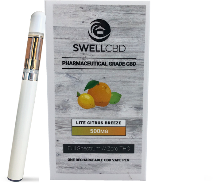 Cbd Vape Cartridge Kit - Bitter Orange (1000x1000), Png Download