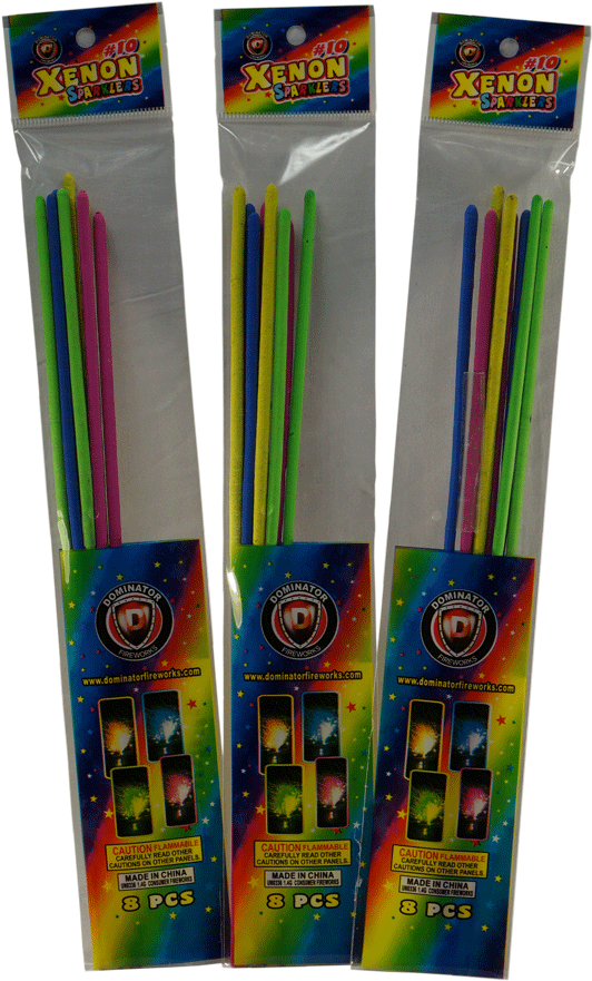 #10 Xenon Sparklers 12 Packs Of - Sparkler (642x1000), Png Download