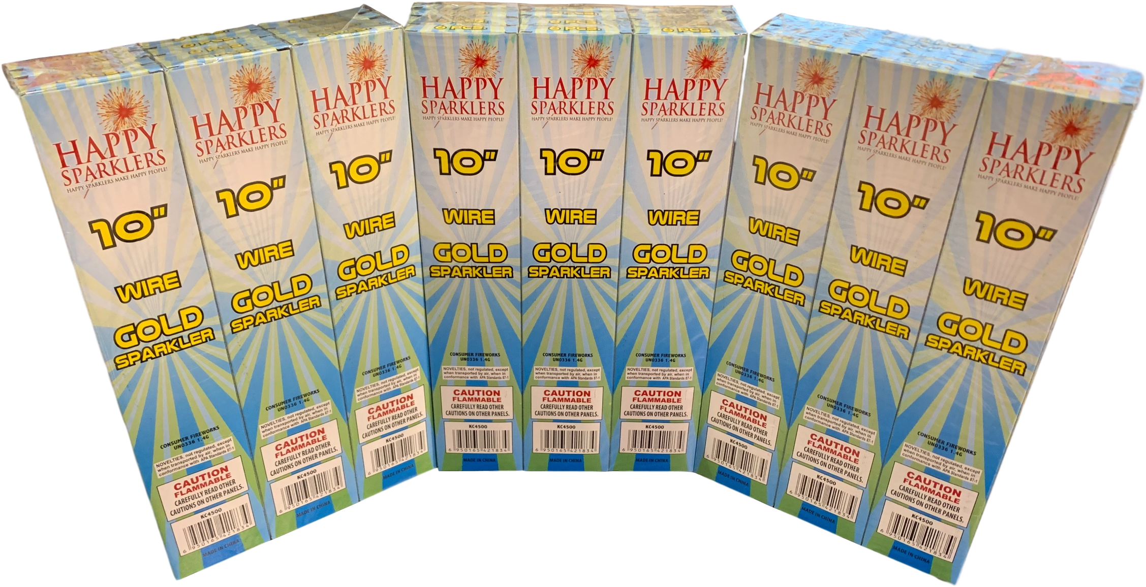 10″ Gold Wedding Sparklers - Paper (2365x1773), Png Download