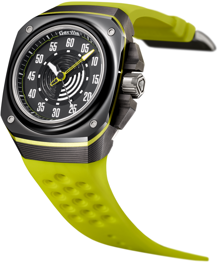 Acid Green - Gorilla Relojes (775x1000), Png Download