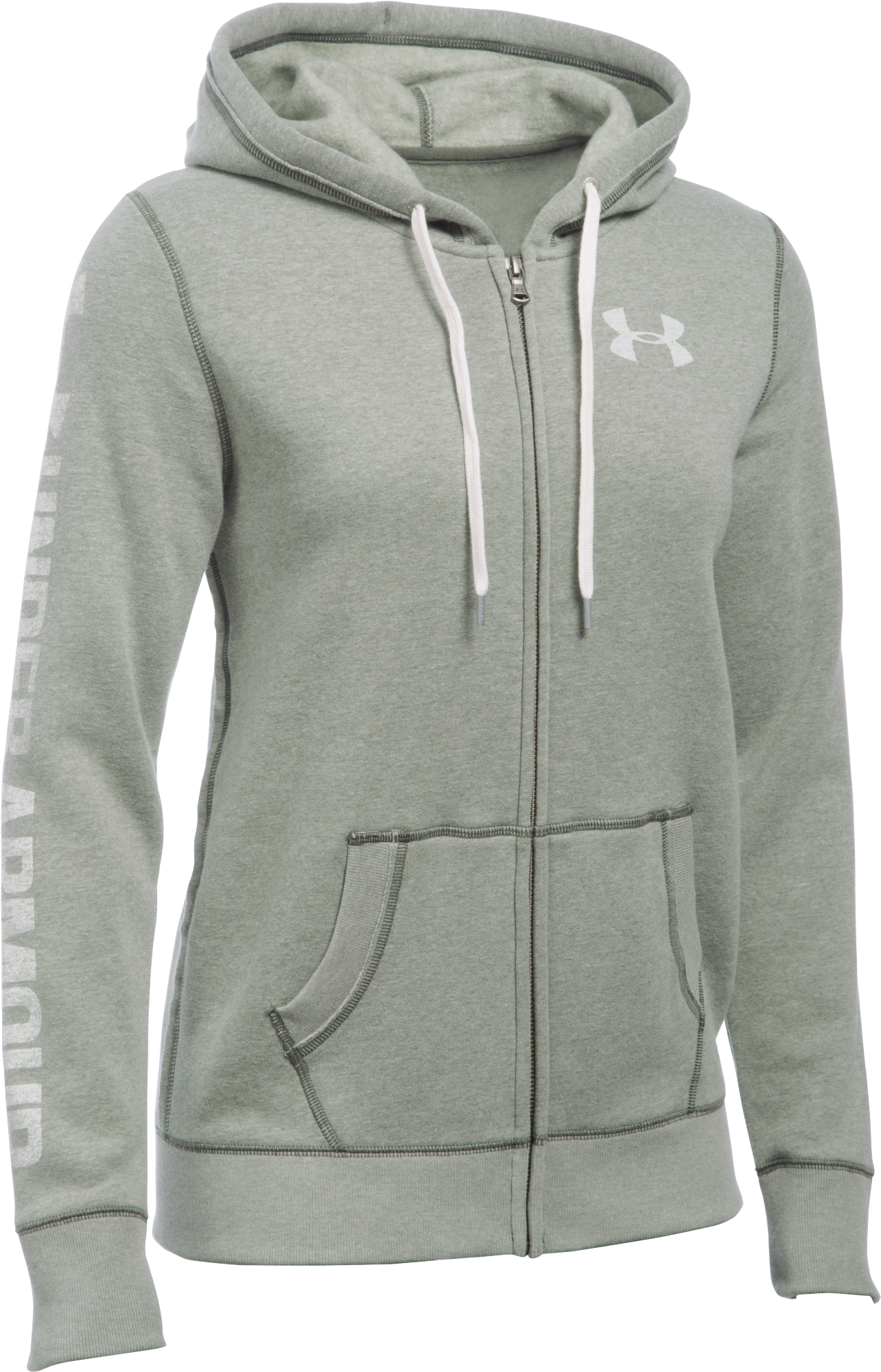 Under Armour Favorite Fleece Full Zip Hoodie - Hoodie (2000x2000), Png Download