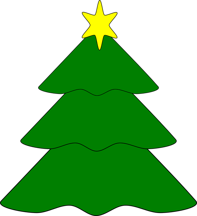 Https - //elaulaencantada - Tumblr - Twist La Estrella - Christmas Tree Drawing Green (656x720), Png Download