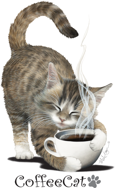 Cat Grabs Treat (675x675), Png Download