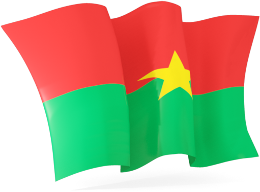 Burkina Faso Flag Png - - Burkina Faso Flag Waving (640x480), Png Download