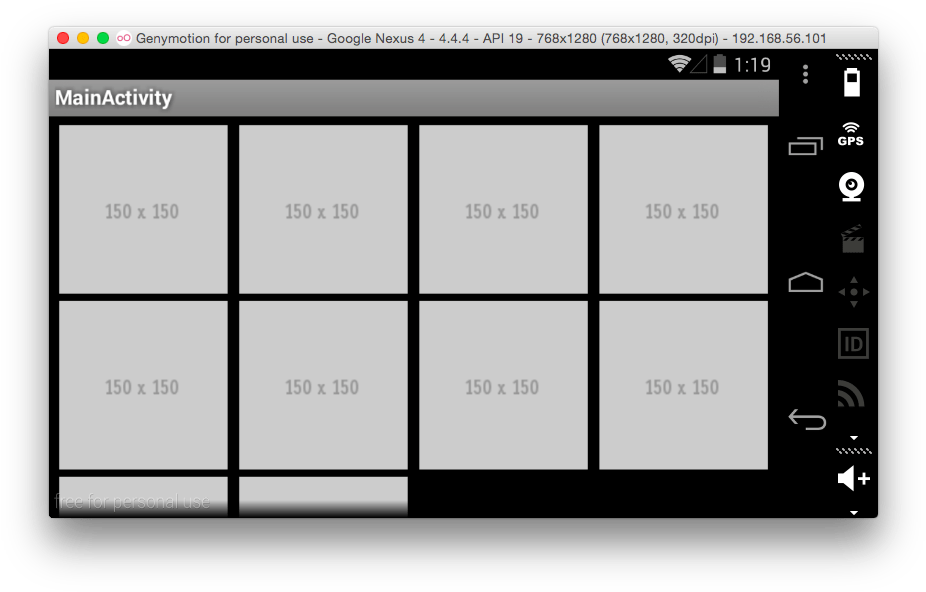 Native Android Image Grid - Gallery Grid Ionic (941x603), Png Download