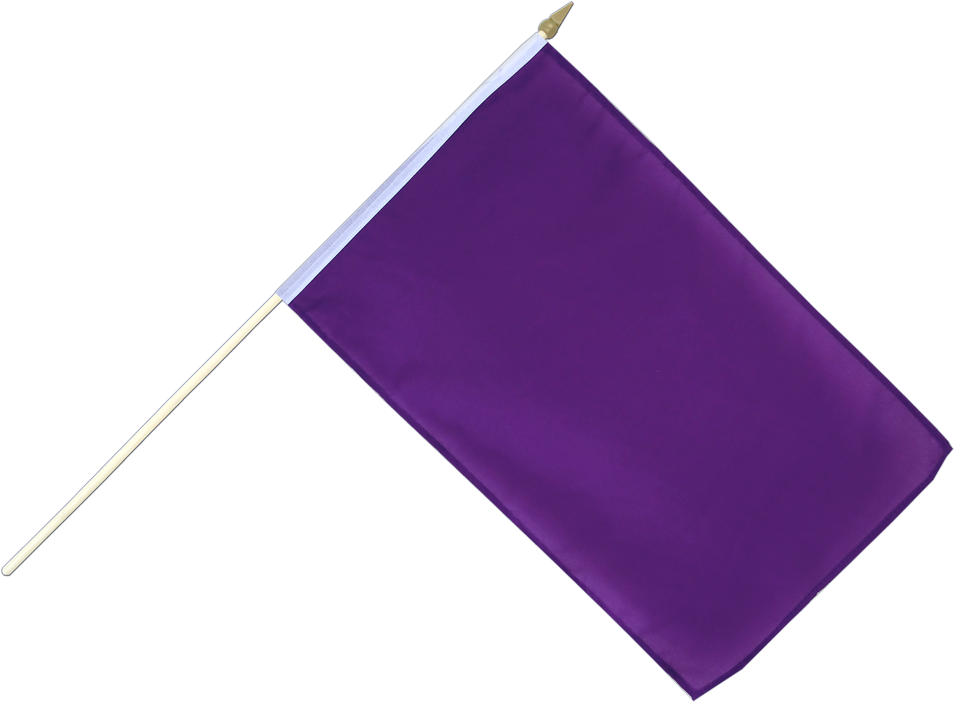 Hand Waving Flag 12x18" - Purple Flag Png (1500x1260), Png Download