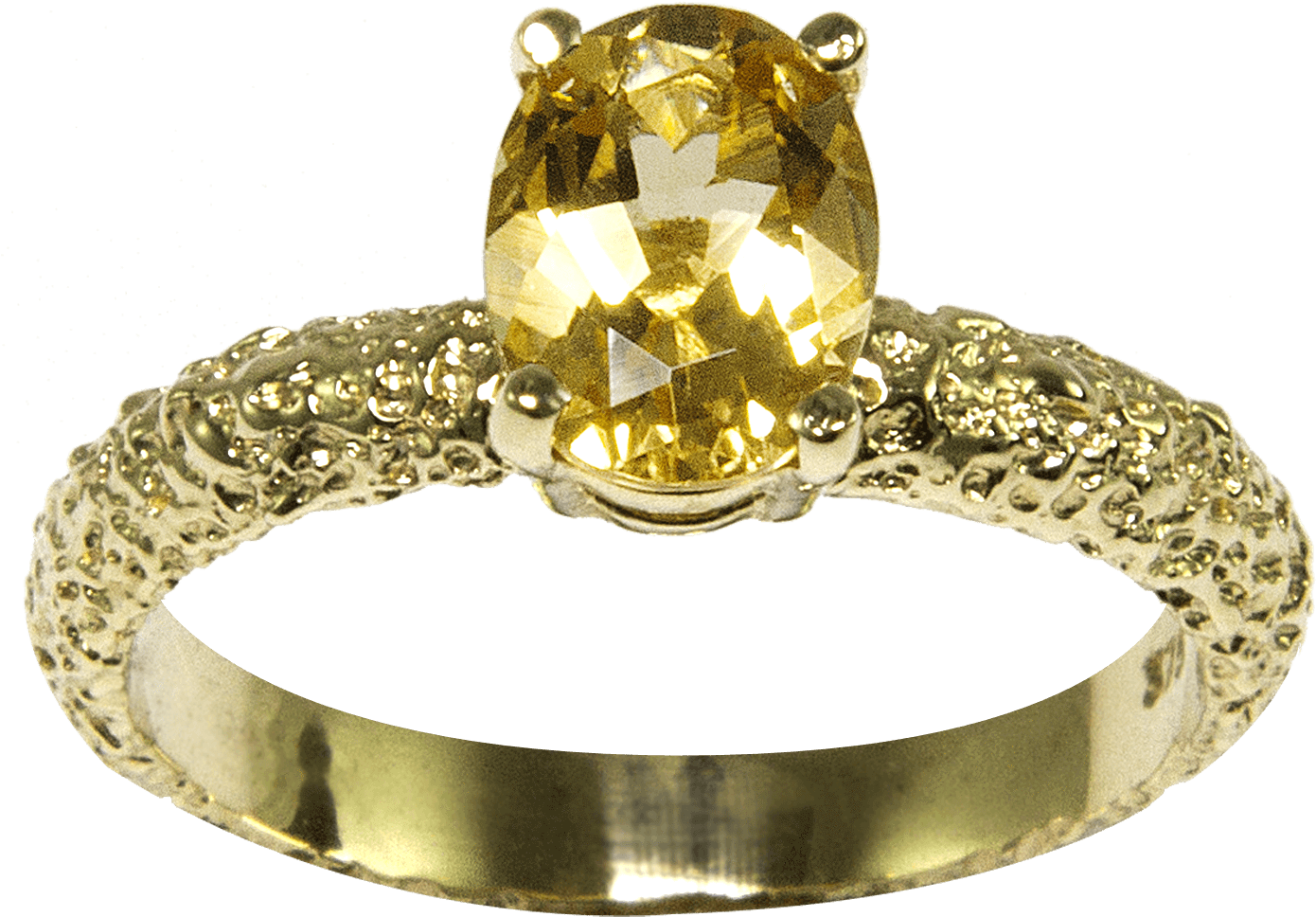 Fine Frost Citrine Eliise Maar Jewellery Handcrafted - Engagement Ring (4020x4020), Png Download