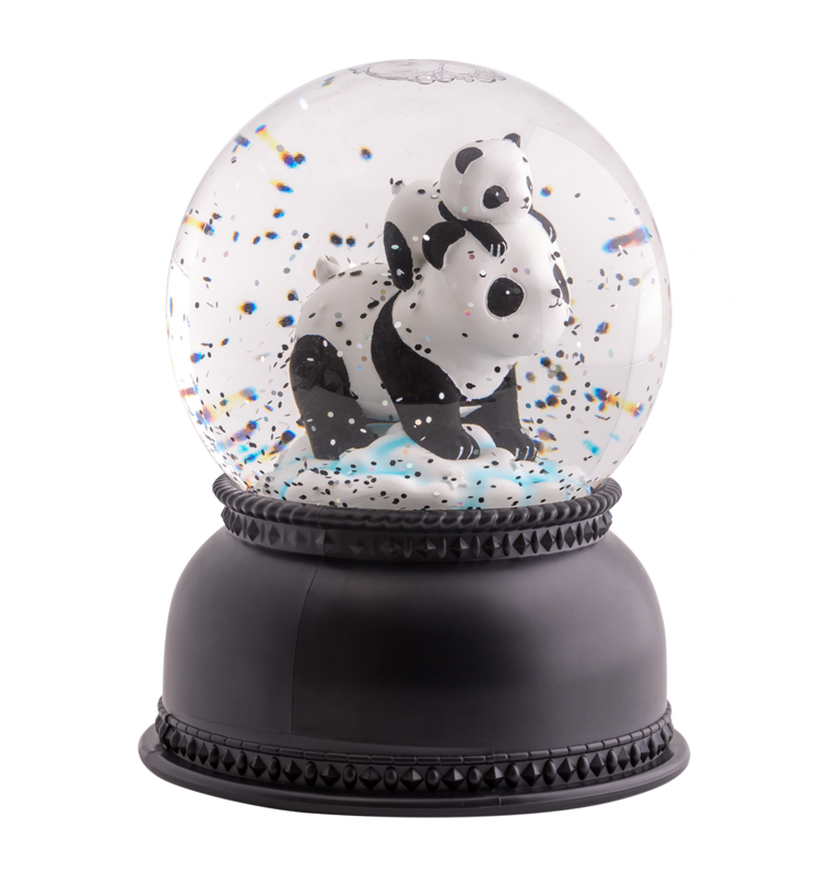 Snowglobe Light - Little Lovely Company Panda (762x800), Png Download