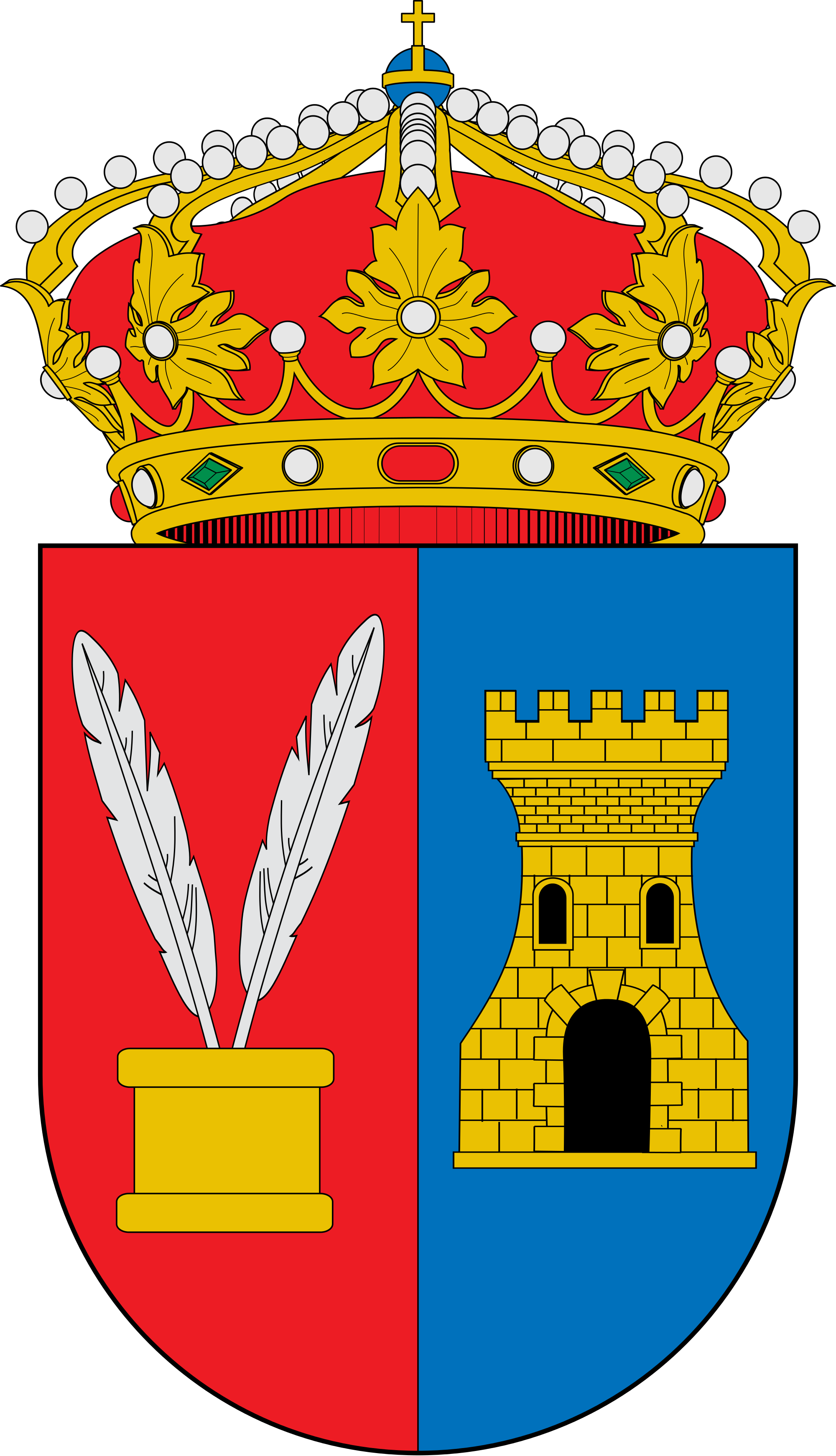Open - Escudo Torrejon Del Rey (2000x3484), Png Download