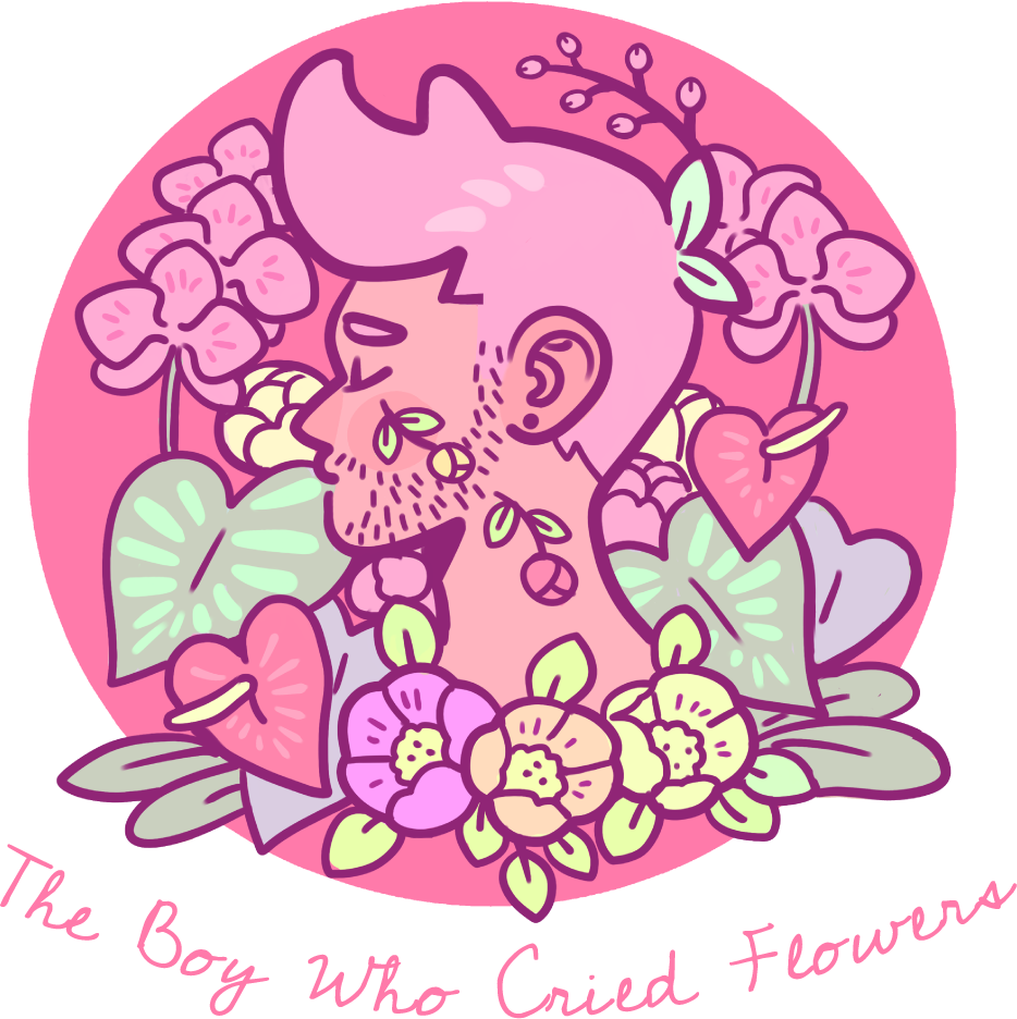 The Boy Who Cried Flowers - Illustration (934x936), Png Download