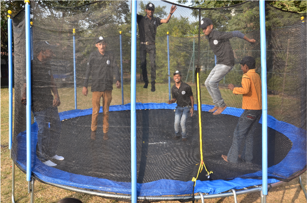 Trampoline - Trampoline Jump (1080x1080), Png Download
