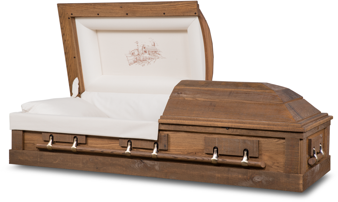 Cj Boots - Barn Wood Casket (1200x900), Png Download