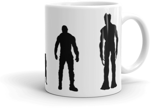 Guardians Of The Galaxy 3 Silhouette (600x600), Png Download