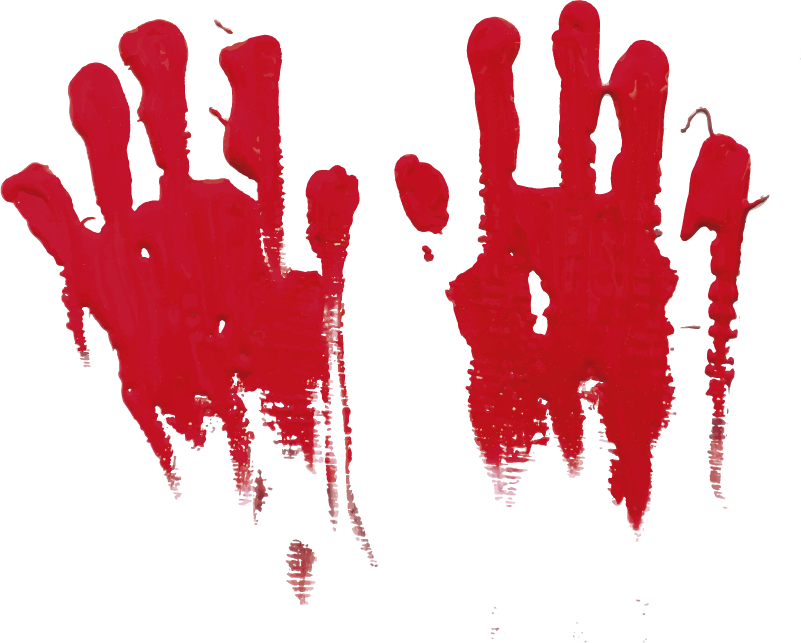 Vinilo Para Puerta Manos Sangre - Vehicle Stickers (801x643), Png Download