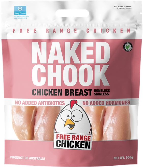 Naked Chock Boneless Skinless Chicken Breast Hk Healthy - Chicken (700x841), Png Download