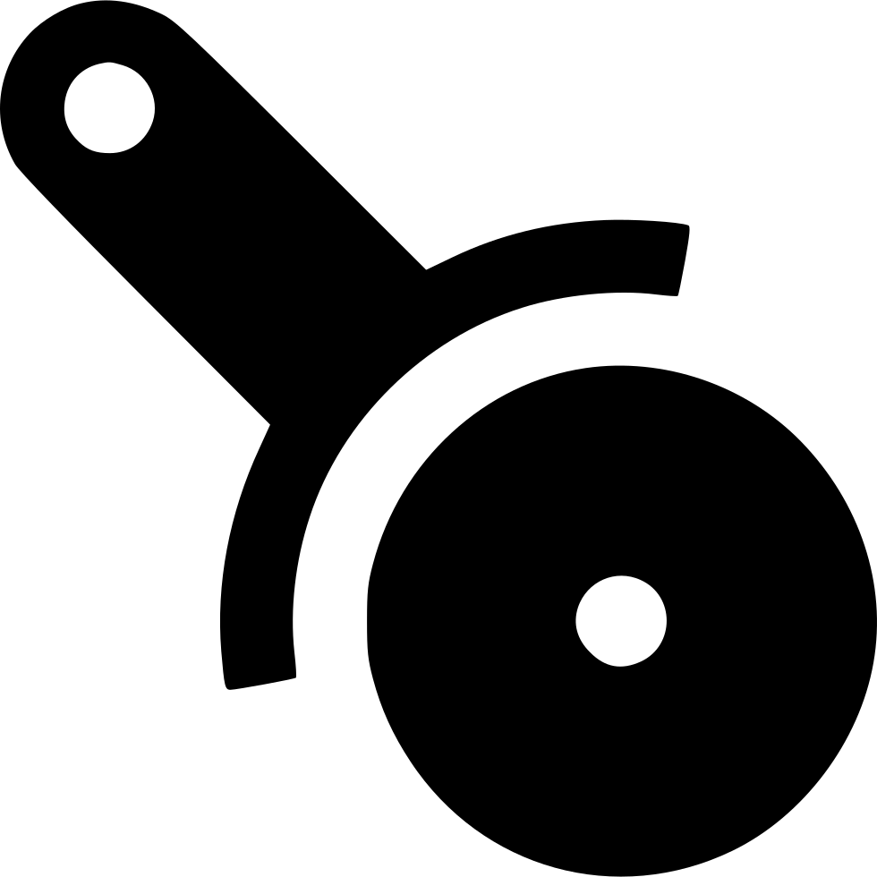 Graphic Library Pizza Cutter Clipart - Pizza Cutter Clipart (980x980), Png Download