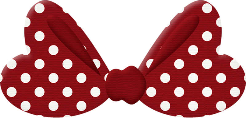Jss Mousefreebie Bow - Polka Dot (800x384), Png Download