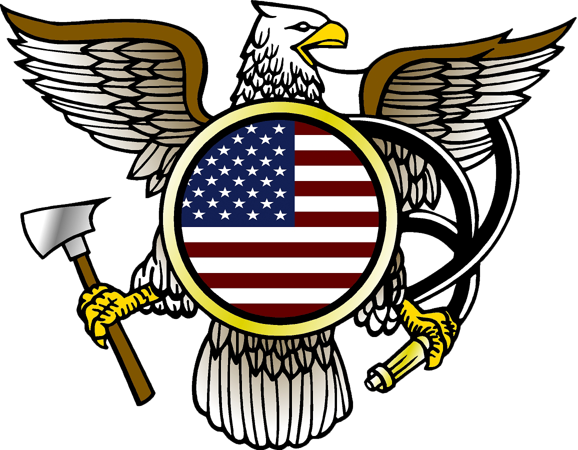 Eagle Decals - Globe And Us Flag (1156x900), Png Download