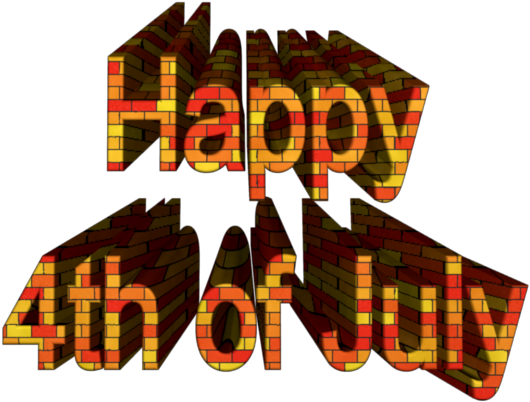 Happy 4th Of July - Graphic Design (922x500), Png Download